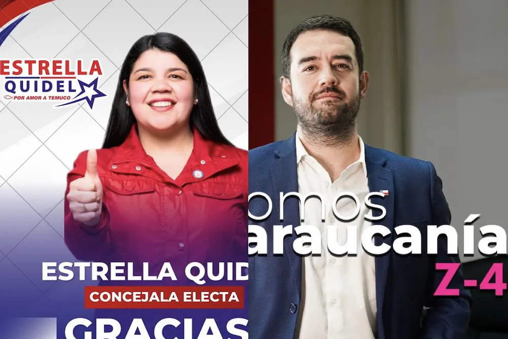 Estrella Quidel y Luciano Rivas