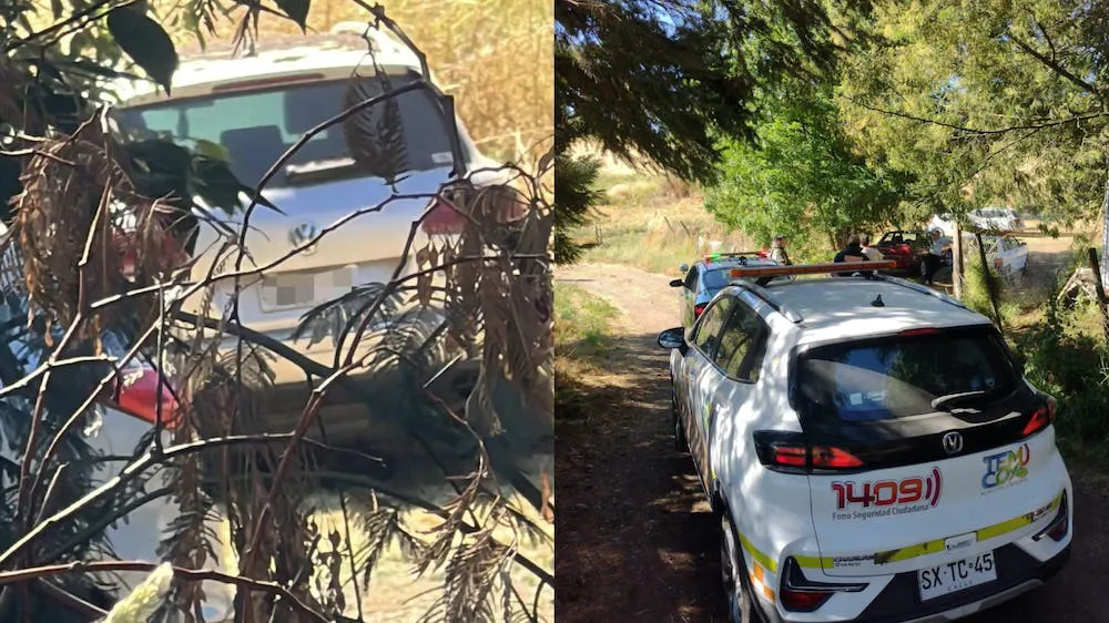 Vehículo robado sector Monteverde