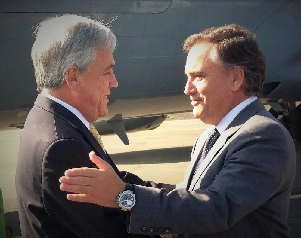 Sebastian Pinera y Andres Molina