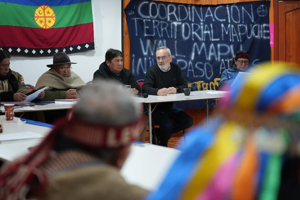 Gobernador René Saffirio y Coordinación Territorial Mapuche Wallmapu