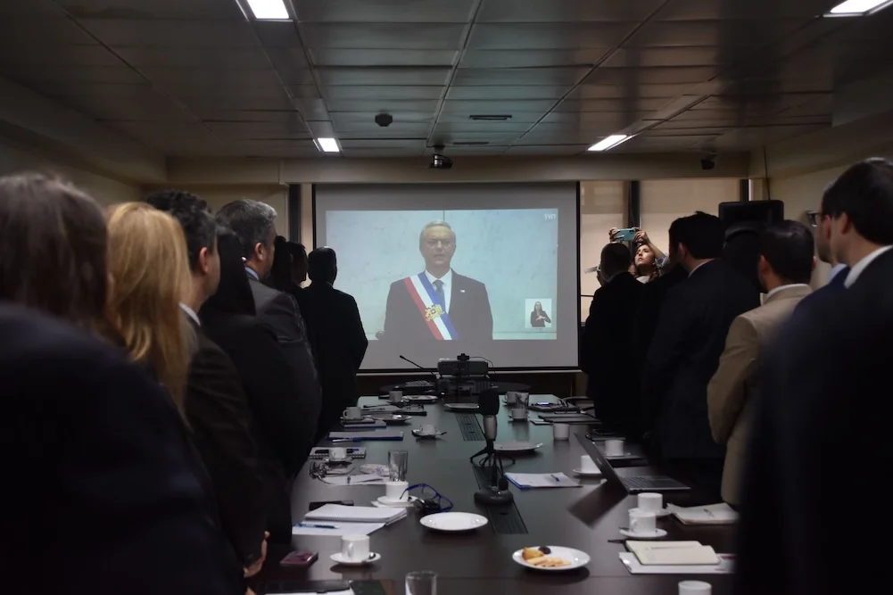 Gabinete regional en pleno asiste a cuenta publica presidencial 2026