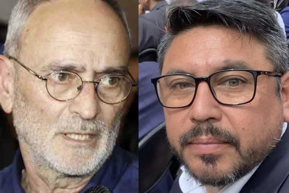 Gobernador Rene Saffirio - alcalde Alexis Pineda