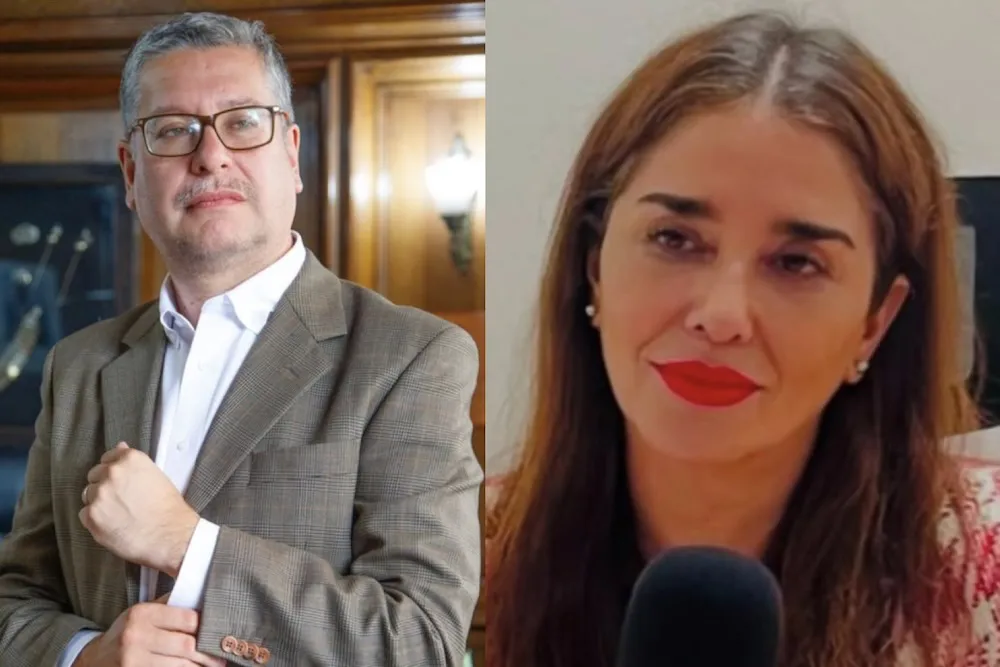 Alcalde Roberto Neira y concejala Claudia Peñailillo