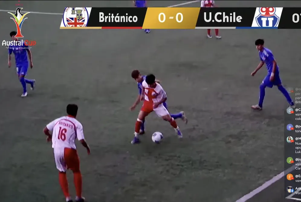 Colegio Britanico de Temuco contra Universidad de Chile