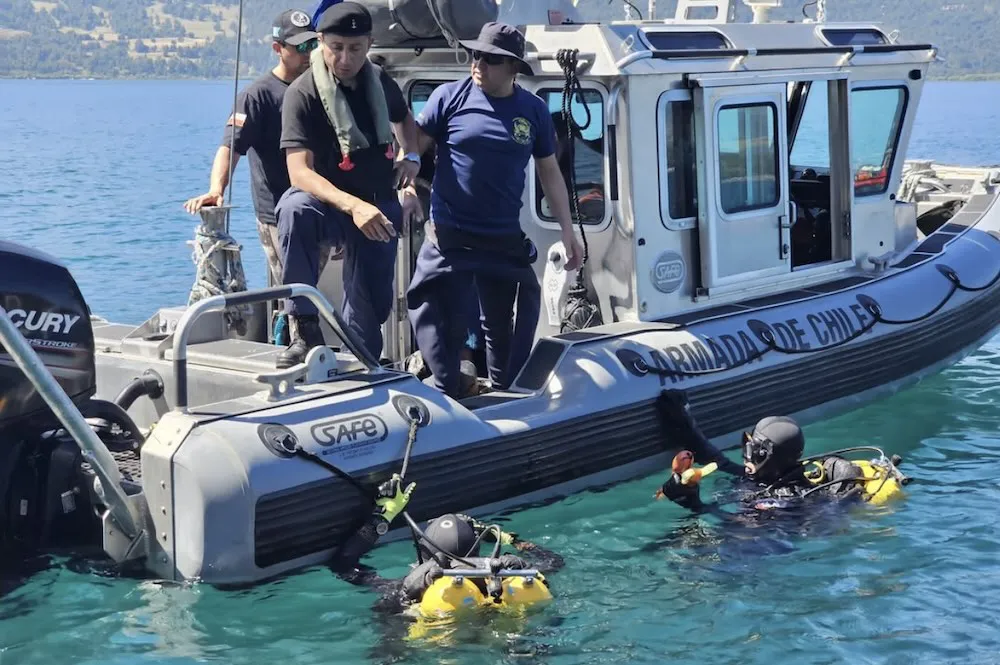 Busqueda de Victoria Palma en el lago Villarrica