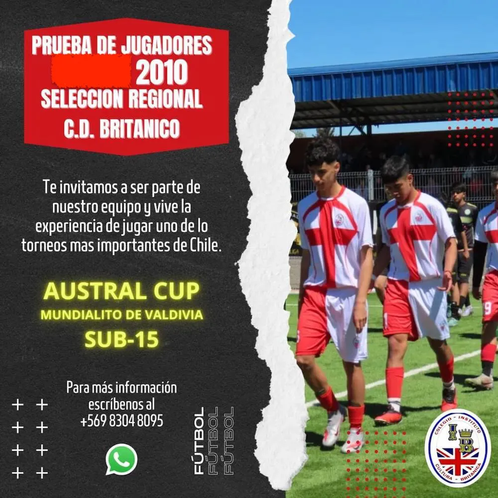 Prueba de jugadores Colegio Britanico