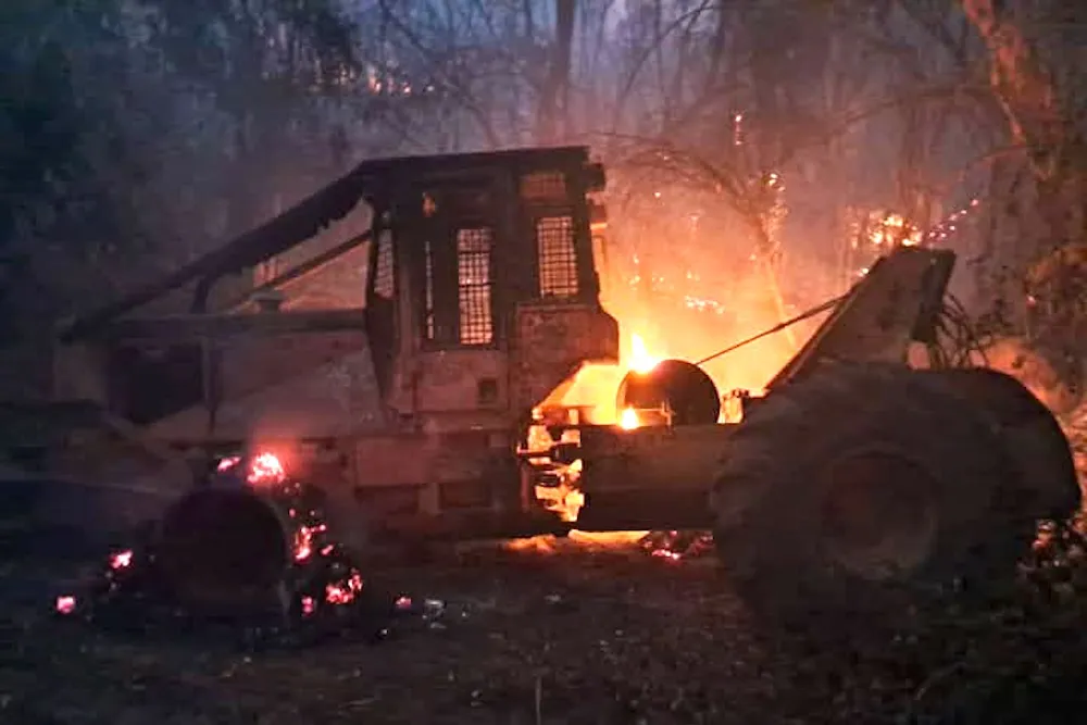 Nuevo atentado en Los Sauces