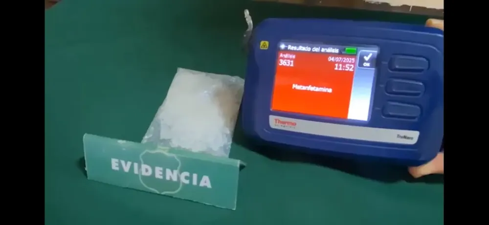 Metanfetamina cristalizada en Temuco